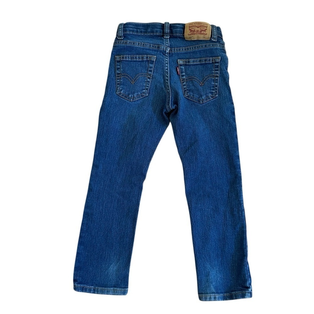 Levi’s Performance 511 Slim Blue Denim Jeans Boys Size 5 Reg - Picture 4 of 6